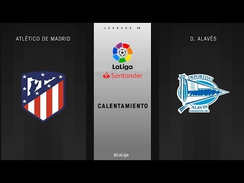 Calentamiento Atlético de Madrid vs D. Alavés