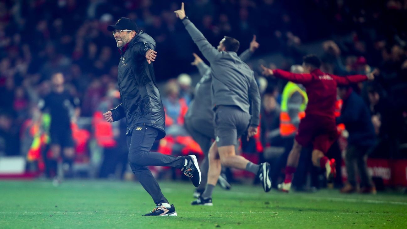 Liverpool manager Jurgen Klopp fined by FA for Merseyside derby celebration