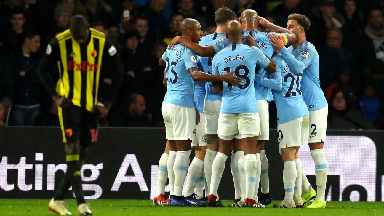 Riyad Mahrez magic helps Manchester City hang on for win against Watford