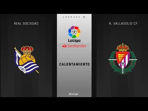 Calentamiento Real Sociedad vs R. Valladolid CF