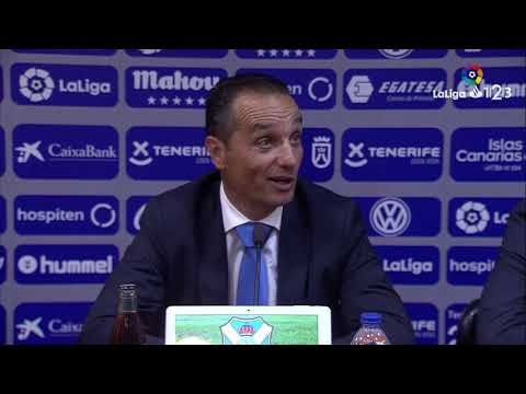 Rueda de prensa de José Luis Oltra tras el CD Tenerife vs Extremadura UD (0-0)