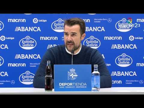 Rueda de prensa de López Garai tras el RC Deportivo vs CD Numancia (2-2)