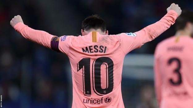 Espanyol 0-4 Barcelona: Lionel Messi scores twice as champions ease to victory