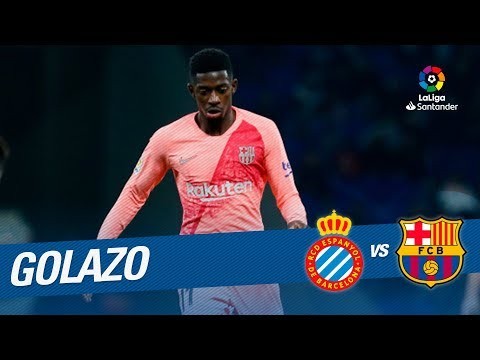 Golazo de Ousmane Dembélé (0-2) RCD Espanyol vs FC Barcelona