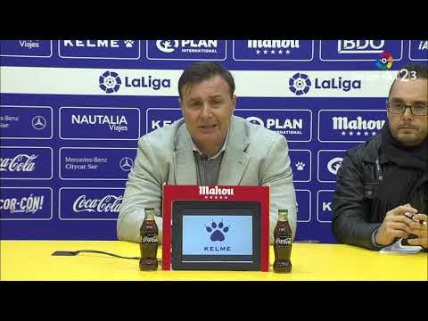 Rueda de prensa de Cristóbal Parralo tras el AD Alcorcón vs CF Reus (0-1)