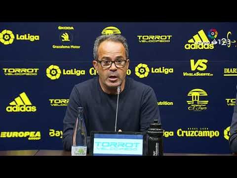Rueda de prensa de Álvaro Cervera tras el Cádiz CF vs CF Rayo (0-1)