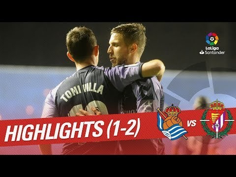 Highlights Real Sociedad vs Real Valladolid (1-2)