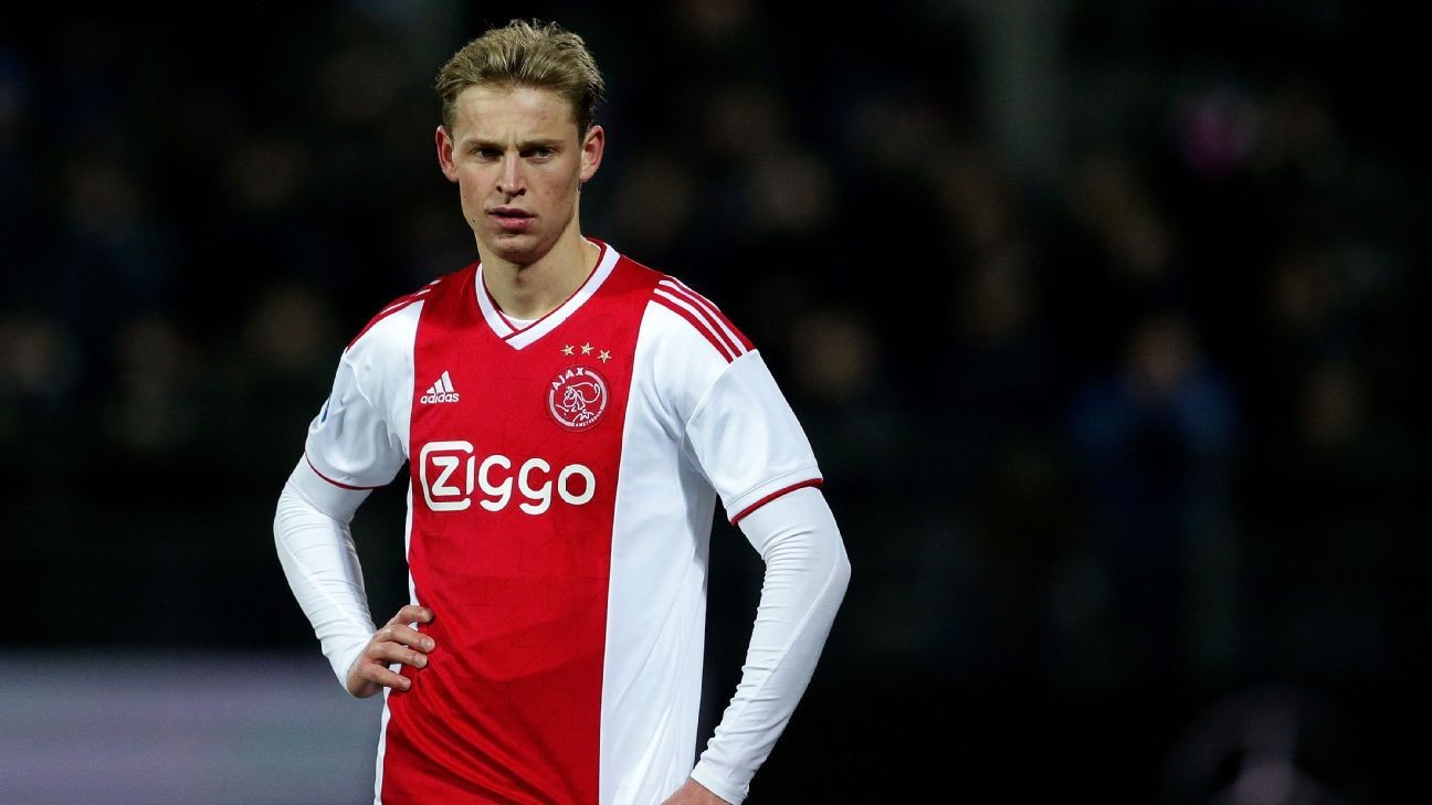 Frenkie De Jong's father says Ajax star '95%' likely to move in summer, hints at Barcelona