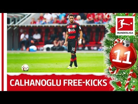 Top 10 Free-Kicks Hakan Calhanoglu - Bundesliga 2018 Advent Calendar 11