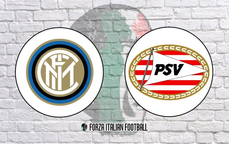 Inter v PSV: Official Line-Ups