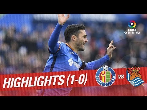 Highlights Getafe CF vs Real Sociedad (1-0)