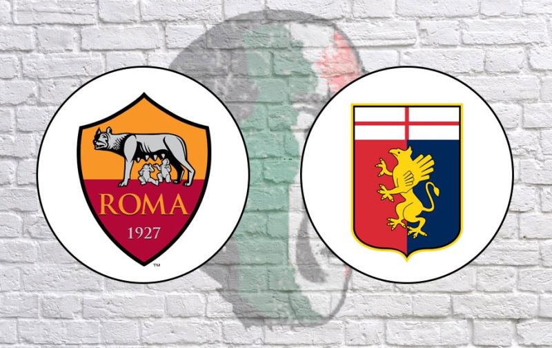 Roma v Genoa: Official Line-Ups