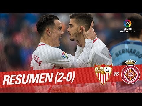 Resumen de Sevilla FC vs Girona FC (2-0)