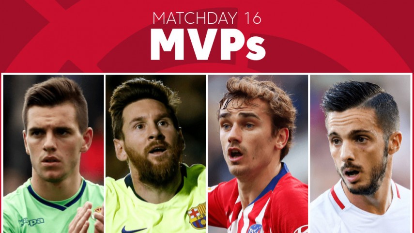 Vote for the MVP of Matchday 16 in LaLiga Santander