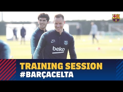 Training session to prepare the match against Celta