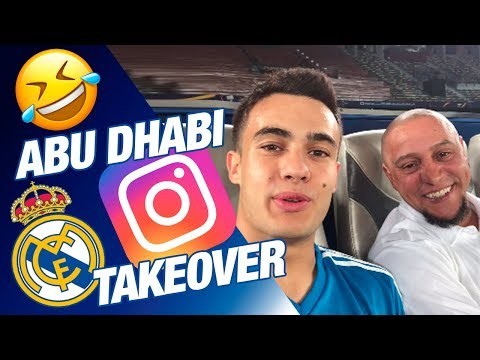 Real Madrid Instagram takeover in Abu Dhabi!