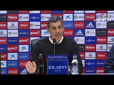 Rueda de prensa de Juan Ramón López Muñiz tras el Real Oviedo vs Málaga CF (0-0)