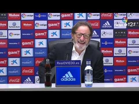 Rueda de prensa de Juan Antonio Anquela tras el Real Oviedo vs Málaga CF (0-0)