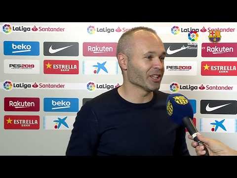 ANDRÉS INIESTA: "Estoy muy feliz de volver al Camp Nou"