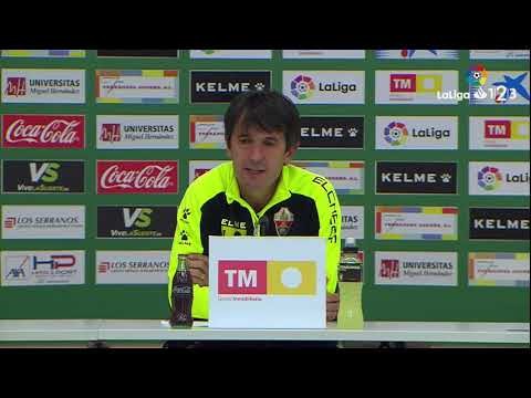 Rueda de prensa de Pacheta tras el Elche CF vs UD Almería (2-2)