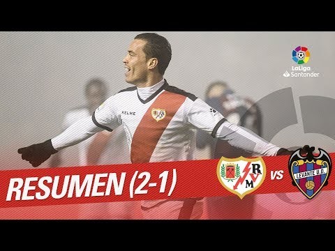 Resumen de Rayo Vallecano vs Levante UD (2-1)