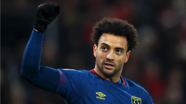 Southampton 1-2 West Ham: Felipe Anderson scores twice as Hammers move into top half