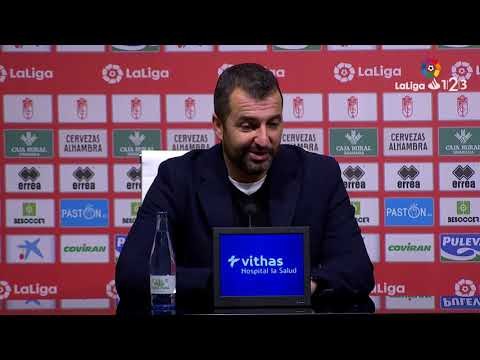 Rueda de prensa de Diego Martínez tras el Granada CF vs Albacete BP (1-1)