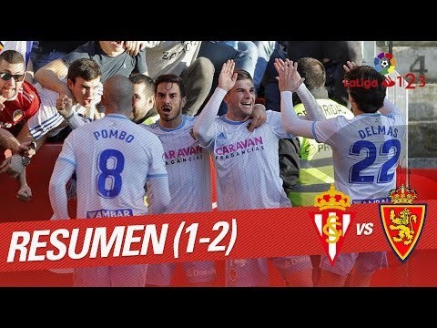 Resumen de Real Sporting vs Real Zaragoza (1-2)