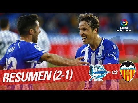 Resumen de Deportivo Alavés vs Valencia CF (2-1)