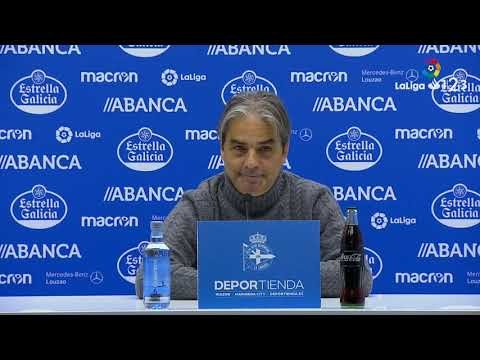 Rueda de prensa de Natxo González tras el RC Deportivo vs CD Lugo (0-0)