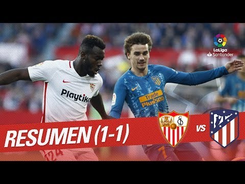 Resumen de Sevilla FC vs Atlético de Madrid (1-1)