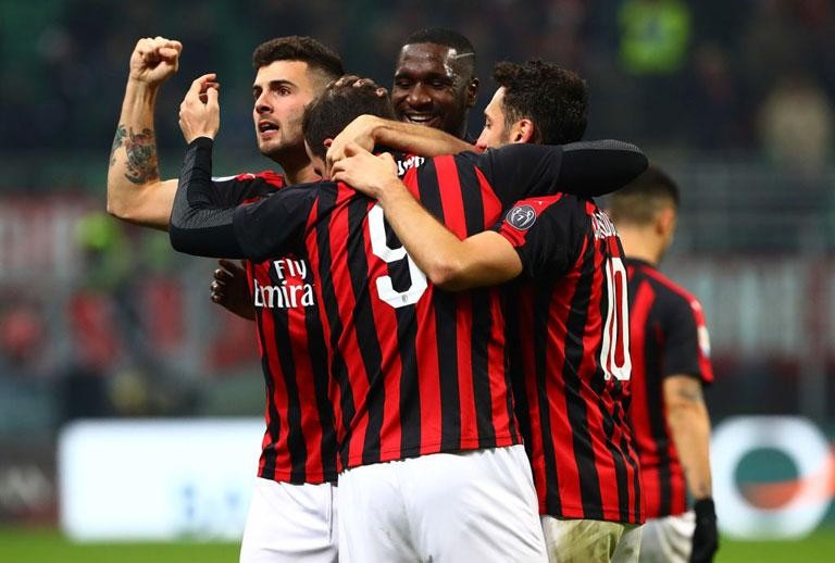 MILAN: TOWARDS THE SAMPDORIA MATCH