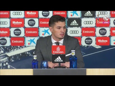 Brahim's first press conference as Real Madrid player