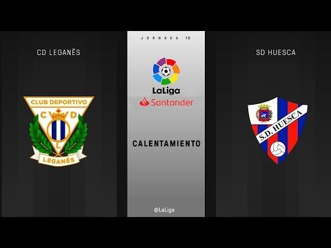 Calentamiento SD Leganés vs SD Huesca