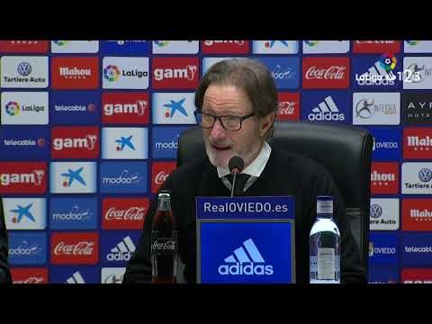 Rueda de prensa de Juan Antonio Anquela tras el Real Oviedo vs CD Tenerife (1-0)