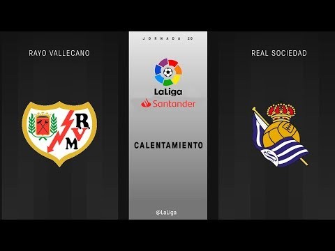 Calentamiento Rayo Vallecano vs Real Sociedad