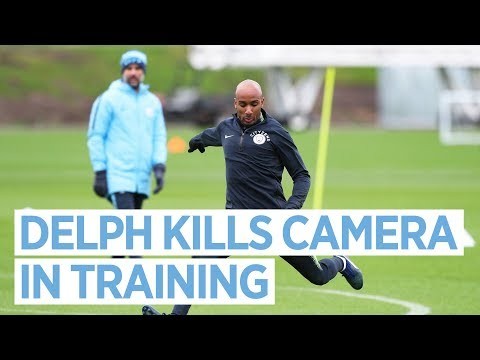 Fabian Delph Kills a Camera and Kyle Walker runs away from Training | Man City