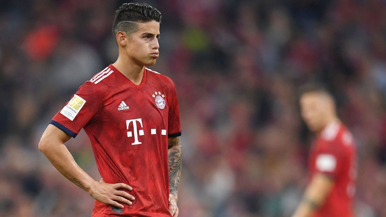 Arsenal, Napoli target James Rodriguez rejects January move from Bayern - sources
