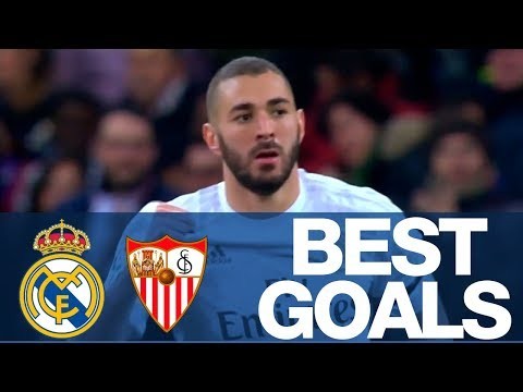 Real Madrid's BEST GOALS against Sevilla at the Bernabéu!