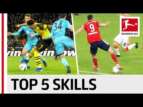 Top 5 Skills 2018/19 So Far - Thiago, Lewandowski, Sancho & Co