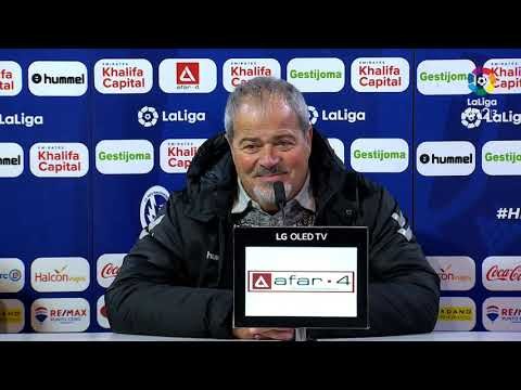 Rueda de prensa de Iriondo tras el CF Rayo vs Real Zaragoza (2-2)