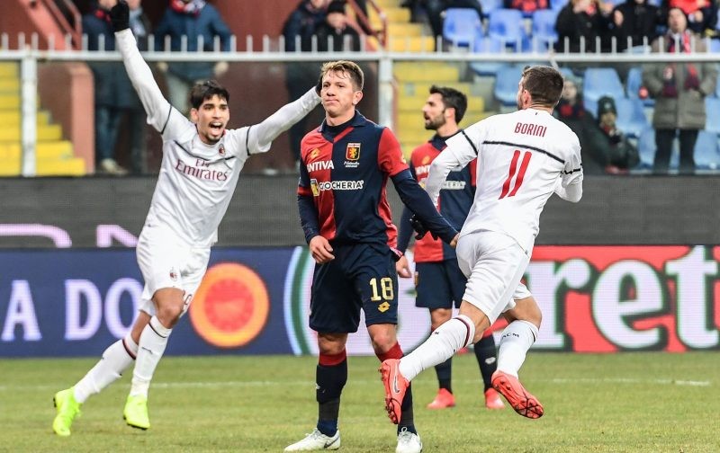 Borini and Suso take AC Milan past Genoa