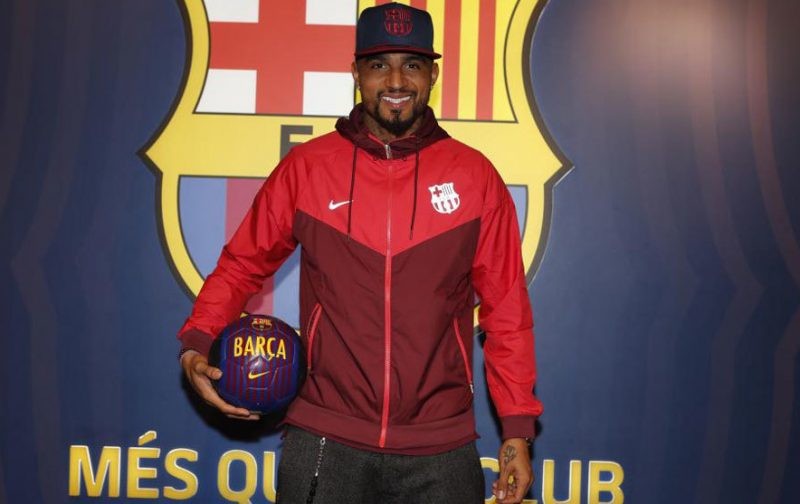 Kevin-Prince Boateng signs for Barcelona