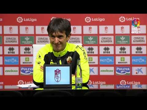 Rueda de prensa de Pacheta tras el Granada CF vs Elche CF (2-1)