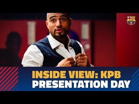 [BEHIND THE SCENES] Kevin-Prince Boateng's first day at Camp Nou
