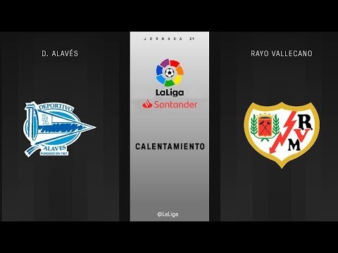 Calentamiento D. Alavés vs Rayo Vallecano
