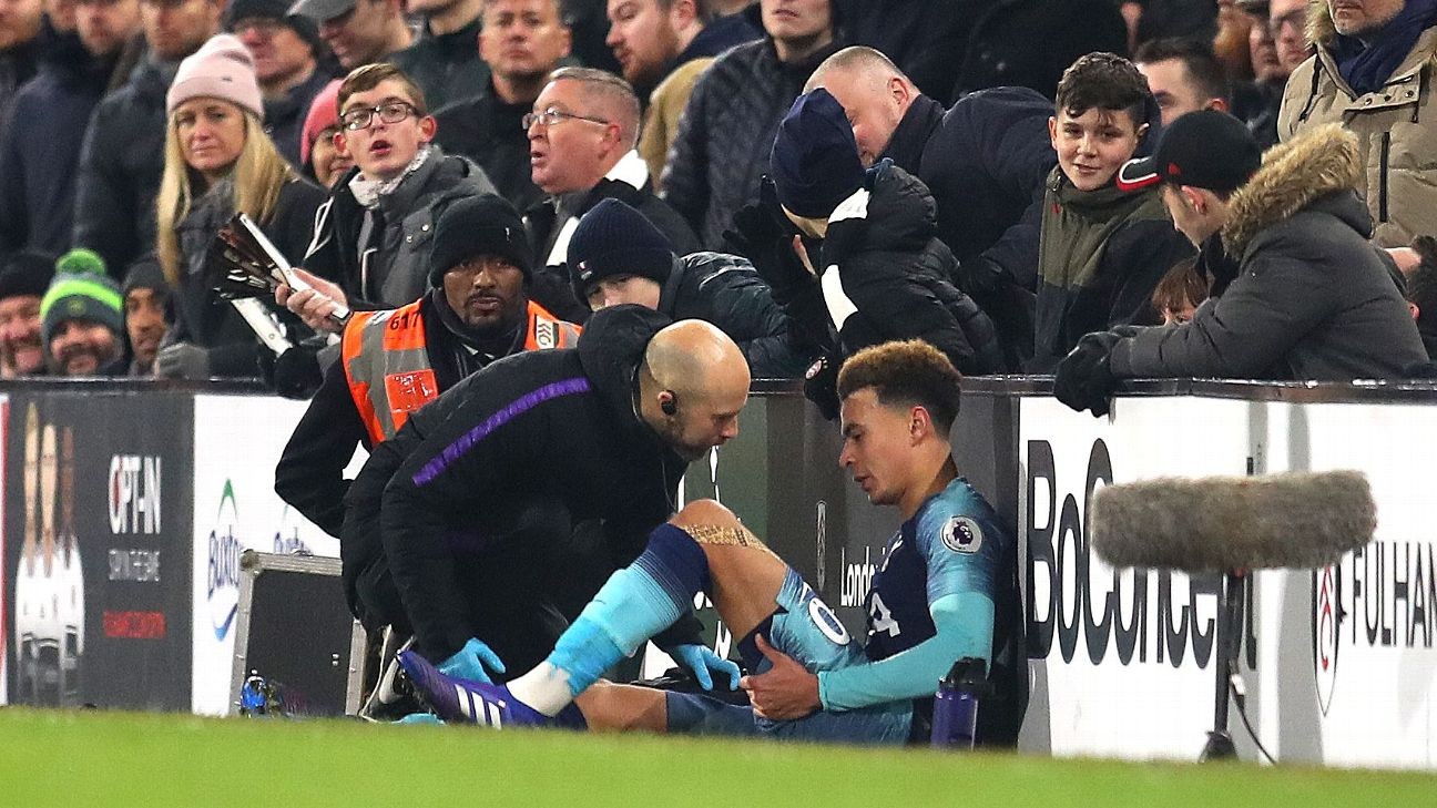 Tottenham's Dele Alli out until March with hamstring injury