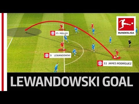 James' Vision, Müller's Touch and Lewandowski's Finish - Great Team Goal From Bayern München