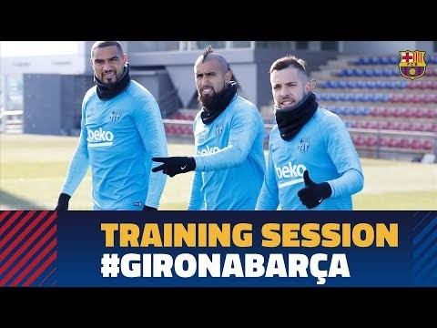 Final workout ahead of the visit to Girona