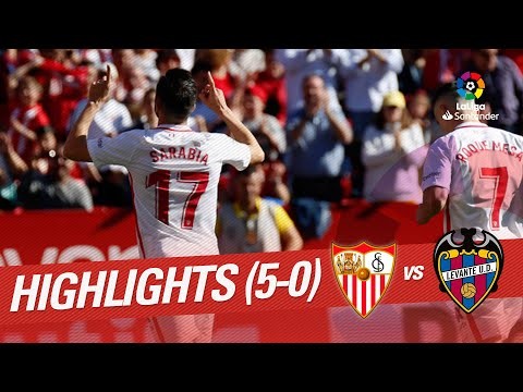 Highlights Sevilla FC vs Levante UD (5-0)